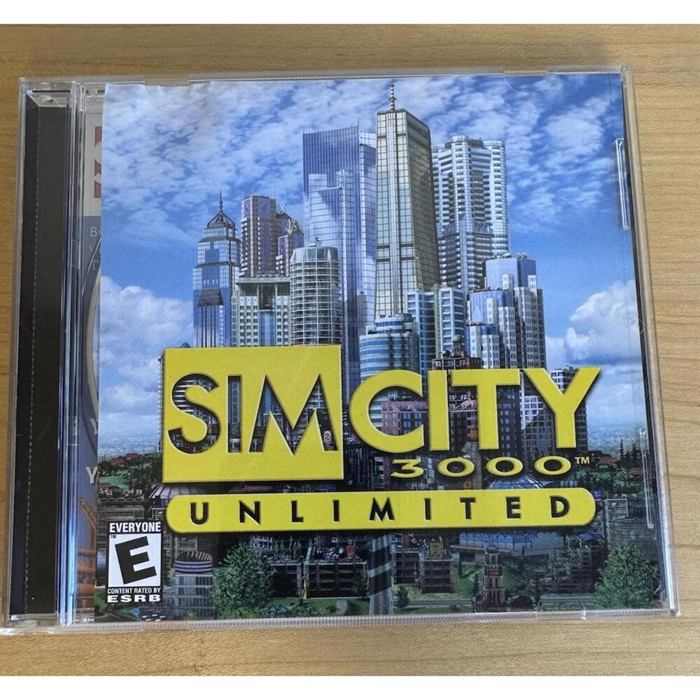 Vintage SimCity 3000 Unlimited Game (PC, 2000). Excellent Condition